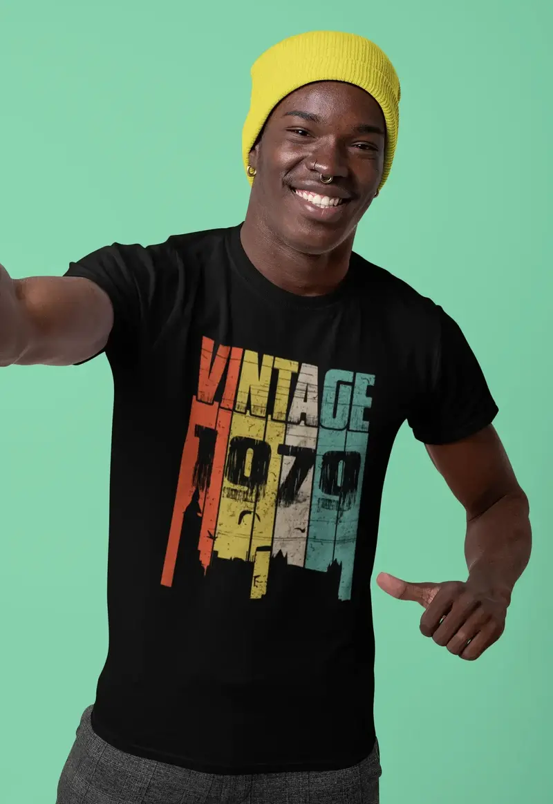 Ultrabasic Men's T-Shirt Vintage 1979 - 41St Birthday Gift Tee Shirt For Men 1