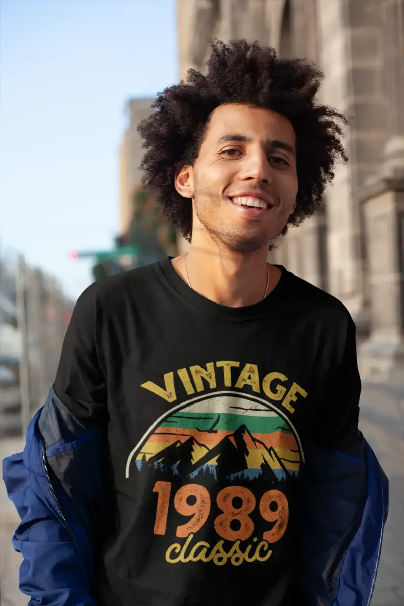 Ultrabasic Men's T-Shirt Vintage 1989 Classic - Retro 32Nd Birthday Gift Tee Shirt 1