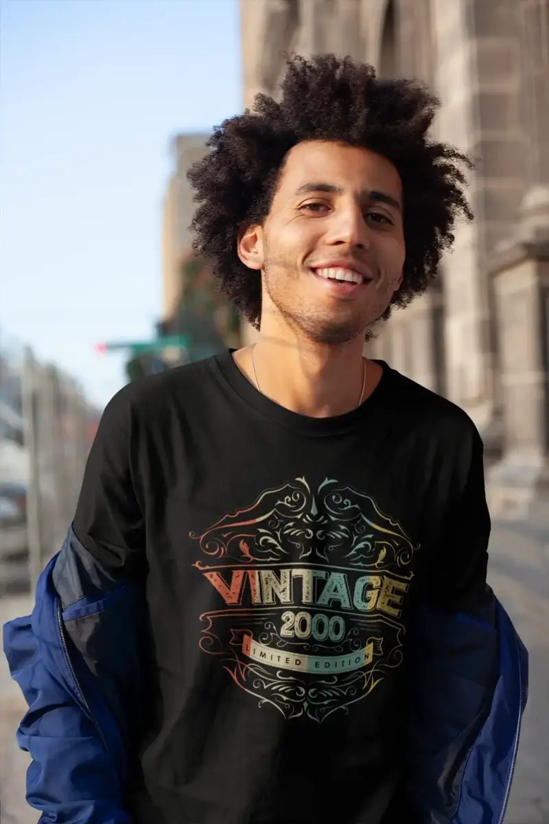 Ultrabasic Men's T-Shirt Vintage 2000 Limited Edition - 20Th Birthday Tee Shirt 1