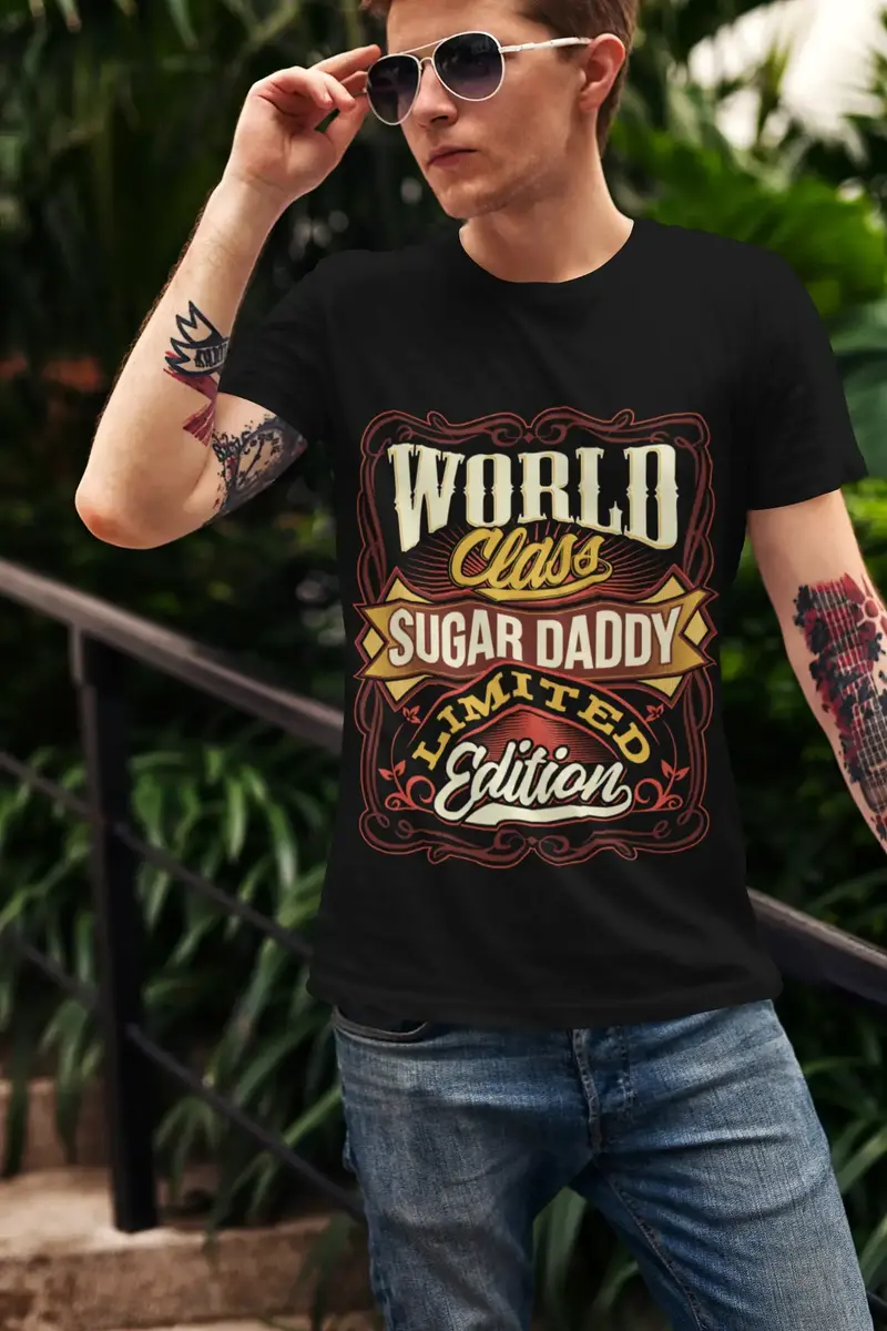 Ultrabasic Men's T-Shirt World Class Sugar Daddy Vintage Casual Limited Edition 1