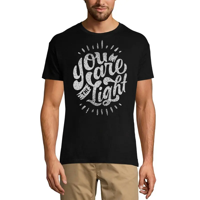 Ultrabasic Men's T-Shirt You Are The Light - Short Sleeve Tee Shirt 1