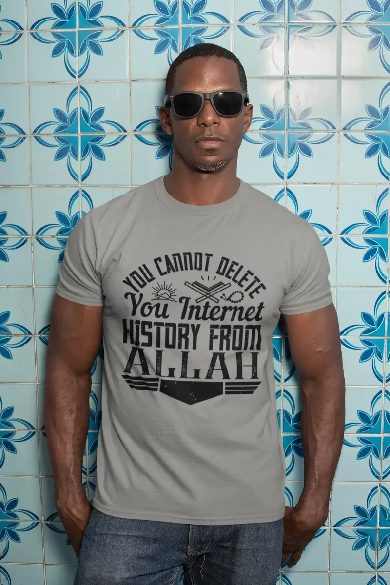 Ultrabasic Men's T-Shirt You Cannot Delete You Internet History From Allah 1