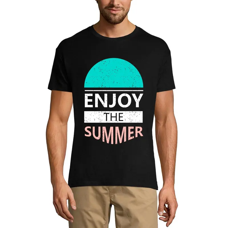 Ultrabasic Men's Vintage T-Shirt Enjoy The Summer - Funny Novelty Shirt For Men 1