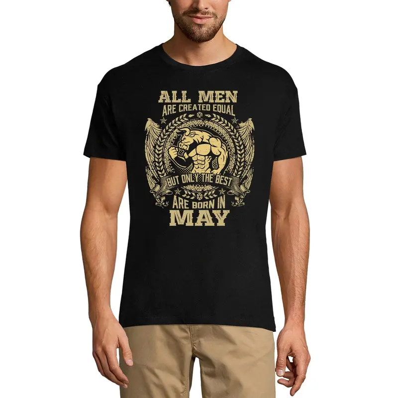 Ultrabasic Men's Vintage T-Shirt Only The Best Are Born In May - Birthday Gift Tee Shirt 3