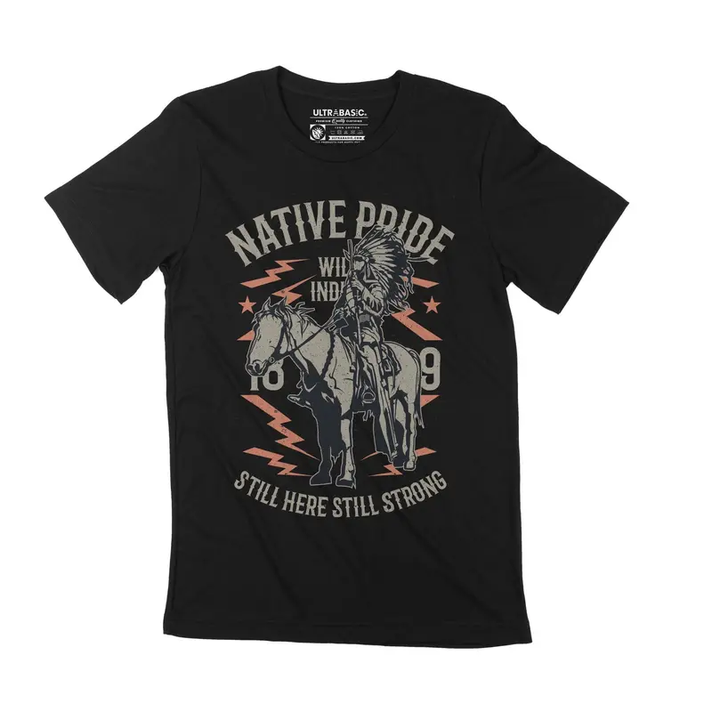 Ultrabasic Native American Indian Graphic Men's T-Shirt - Native Pride Gift Tee 2