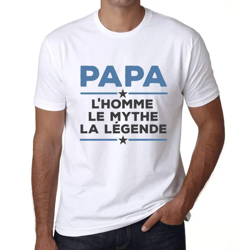 Ultrabasic Papa 1 L'homme Le Mythe La Légende T-Shirt Papa Tshirt Papa L'ours Shirt Le Pépé 1