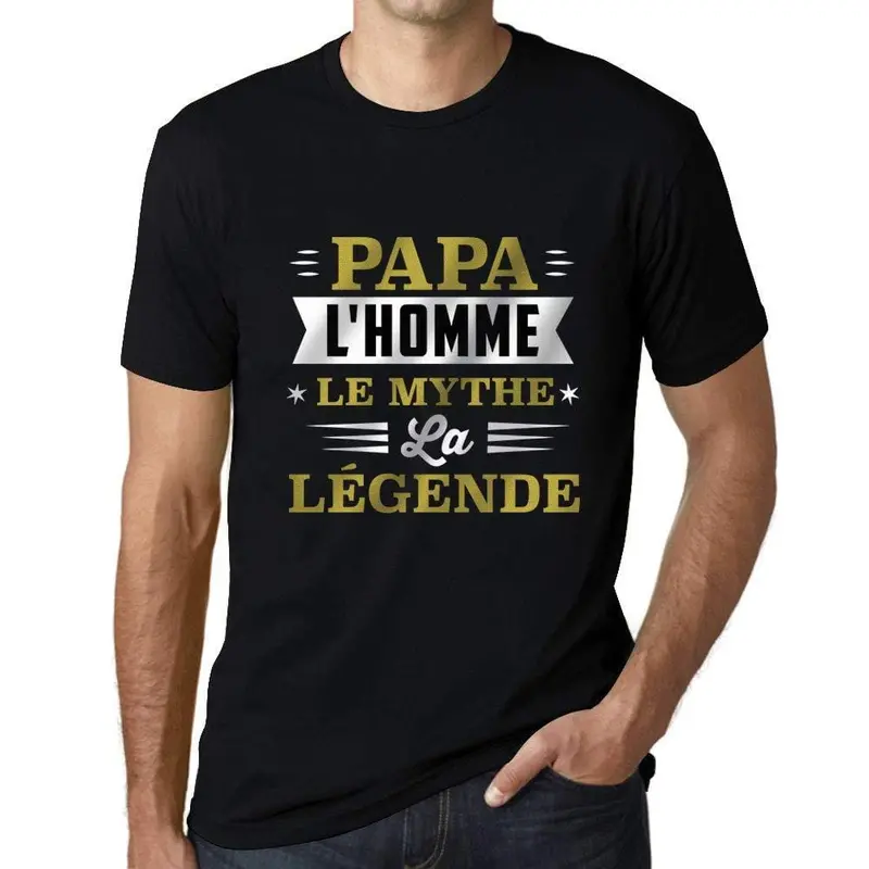 Ultrabasic Papa 2 L'homme Le Mythe La Légende T-Shirt Papa Tshirt Papa L'ours Shirt Le Pépé 1