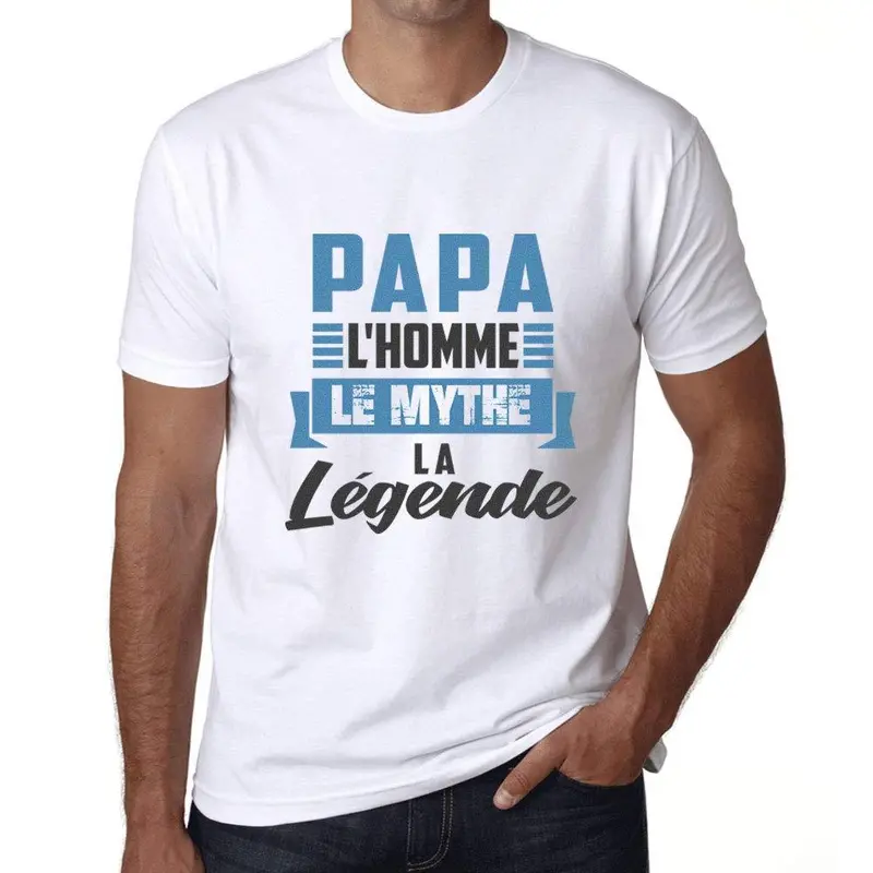 Ultrabasic Papa 5 L'homme Le Mythe La Légende T-Shirt Papa Tshirt Papa L'ours Shirt Le Pépé 1