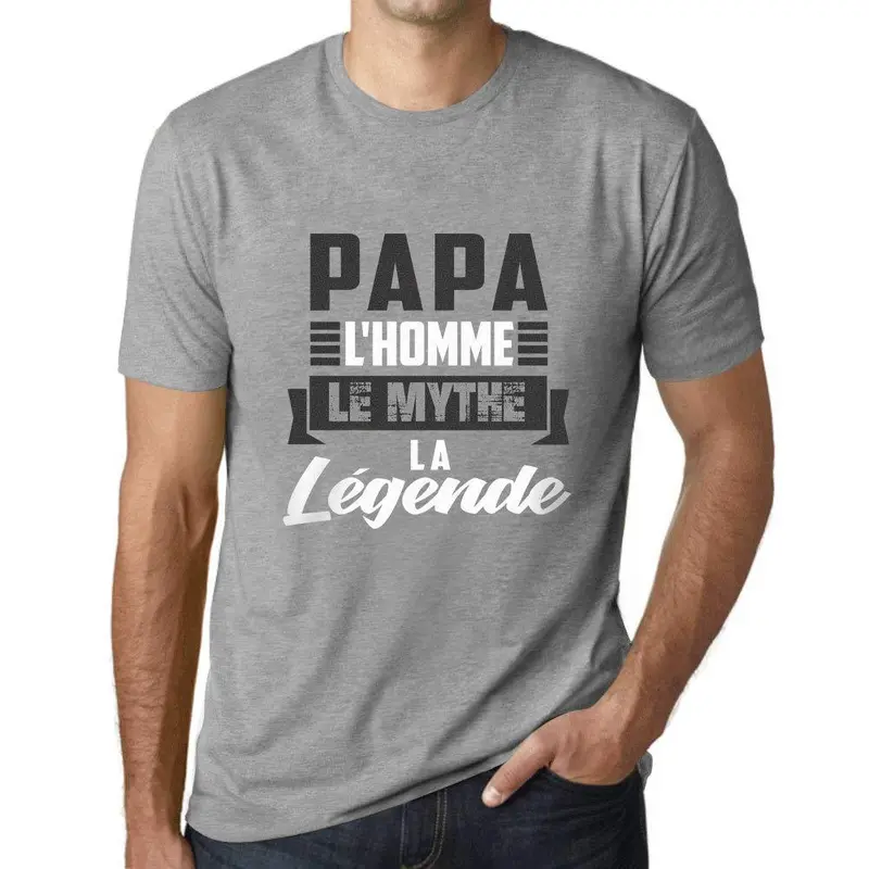 Ultrabasic Papa 5 L'homme Le Mythe La Légende T-Shirt Papa Tshirt Papa L'ours Shirt Le Pépé 1