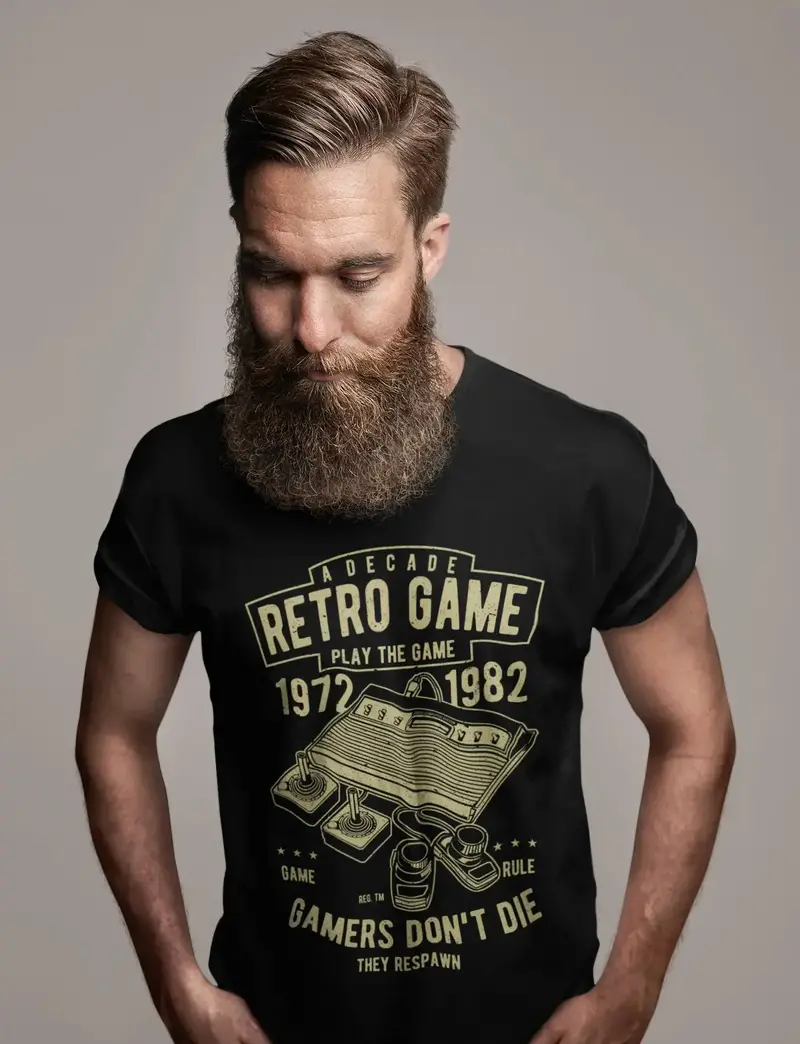 Ultrabasic Retro Video Games Men's T-Shirt - Vintage Graphic Gaming Tee 1