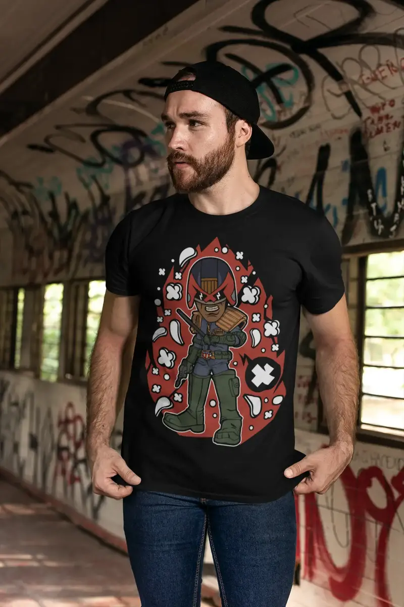 Ultrabasic T-Shirt For Men Comic Book Character - American Action Film - Apparel 1