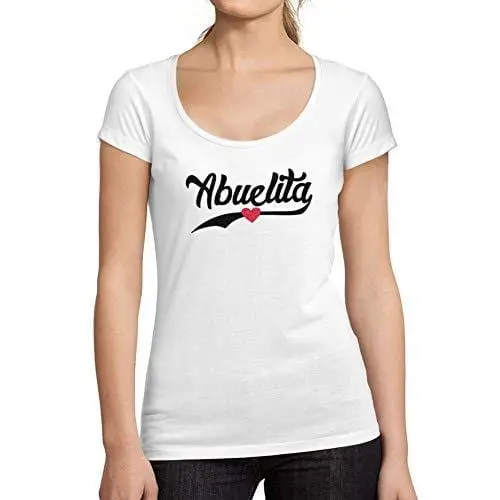Ultrabasic - Tee-Shirt Femme Col Rond Décolleté Abuelita Est. 2018 2