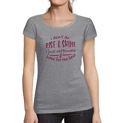 Ultrabasic - Tee-Shirt Femme Manches Courtes Rise And Shine 1