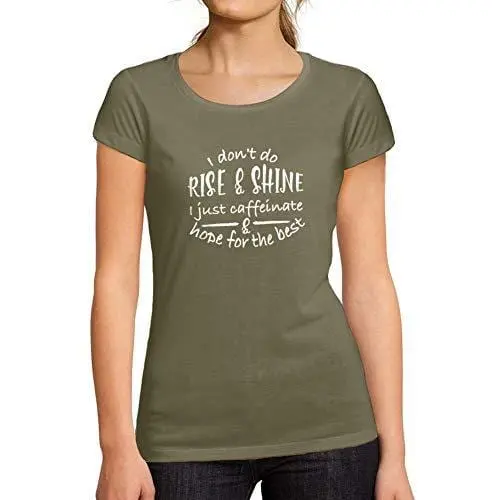 Ultrabasic - Tee-Shirt Femme Manches Courtes Rise And Shine 1