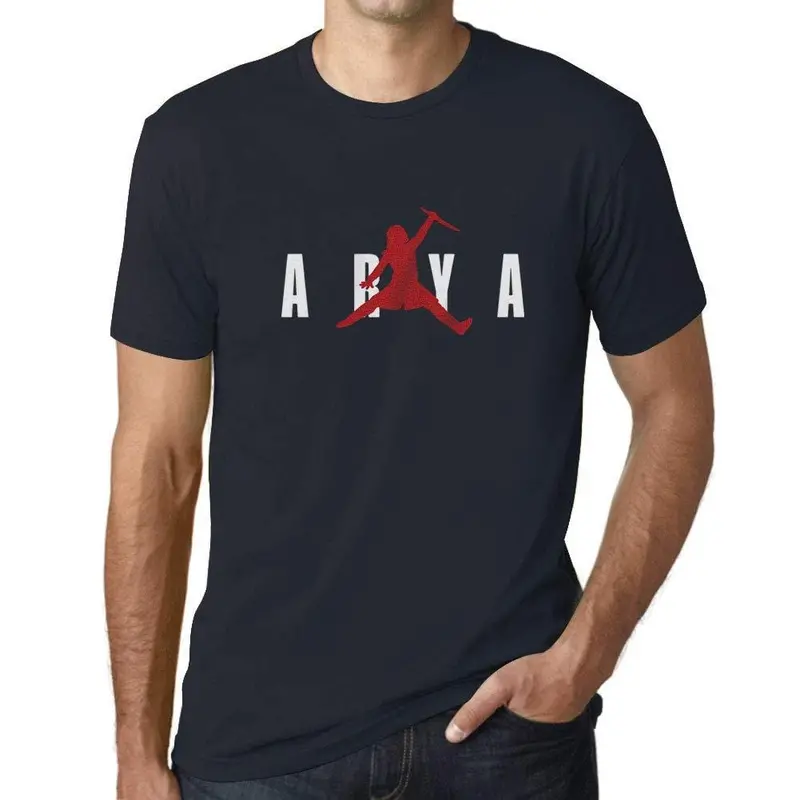 Ultrabasic - Unisexe Graphique Arya Avec Un Couteau Imprimé T-Shirt Marine 1