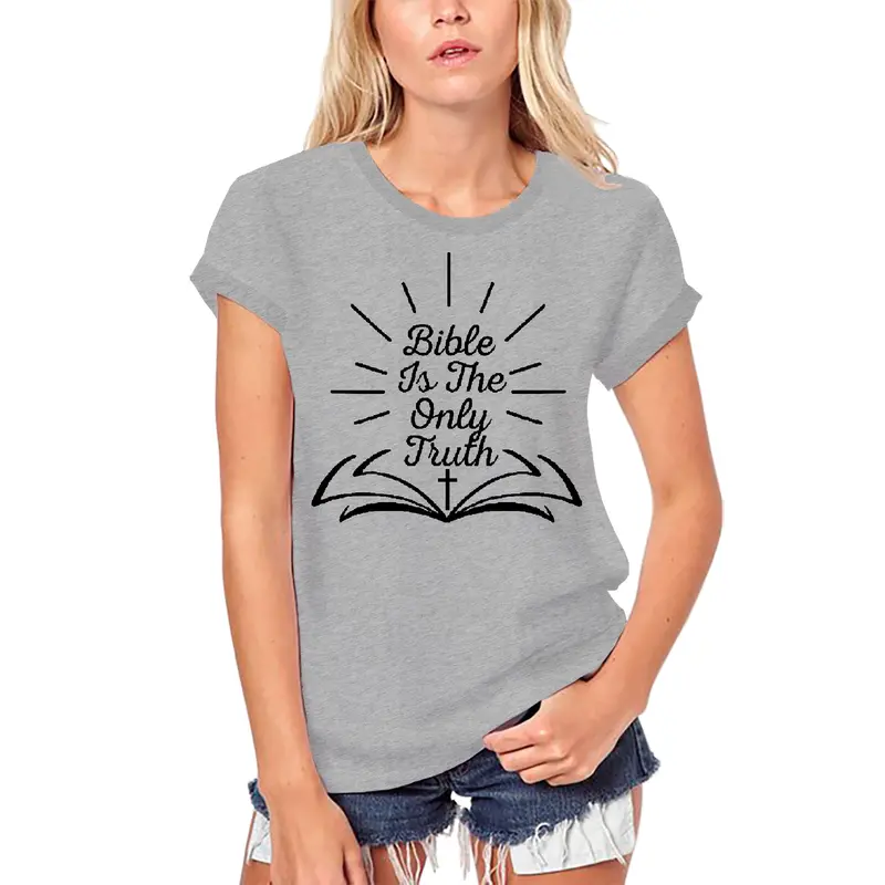 Ultrabasic Women's Organic T-Shirt Bible Is The Only Truth - Bible Religious Shirt 1