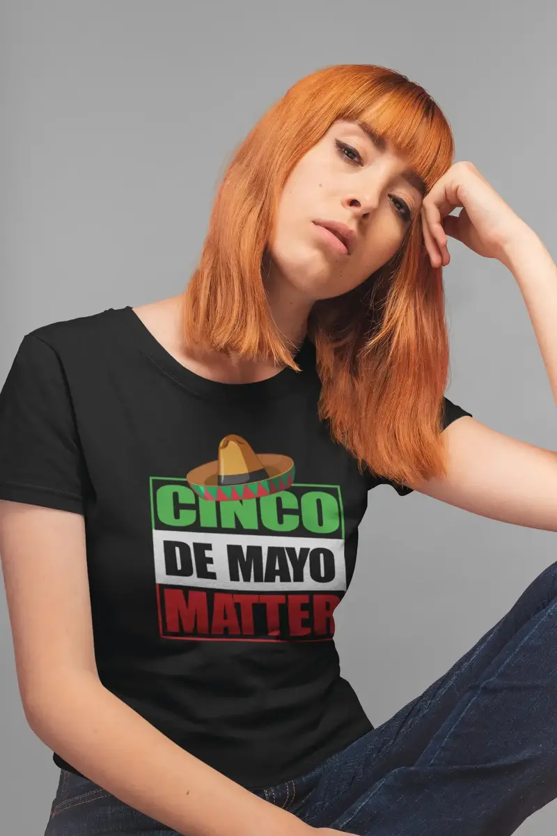 Ultrabasic Women's Organic T-Shirt Cinco De Mayo Matter - Funny Mexican Tequila Tee Shirt 1