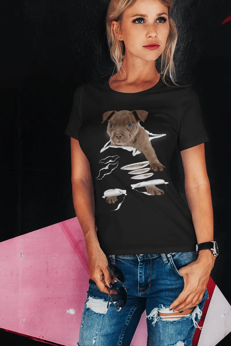 Ultrabasic Women's Organic T-Shirt - French Bulldog - Cute Funny Dog Shirt 1