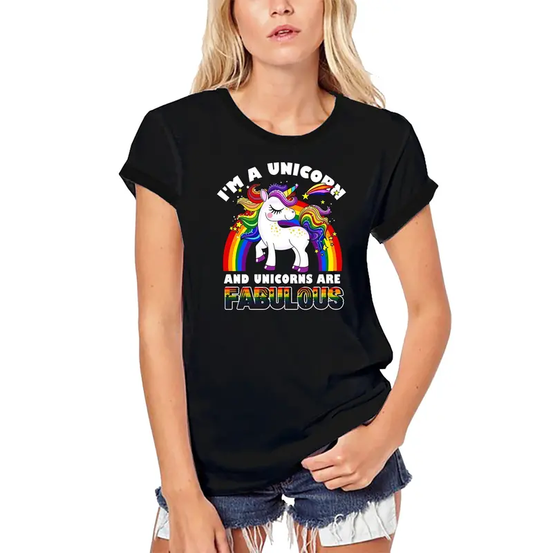 Ultrabasic Women's Organic T-Shirt I'm A Unicorn And Unicorns Are Fabulous 1