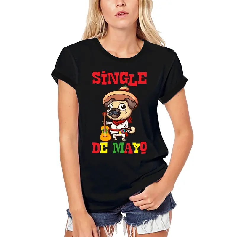 Ultrabasic Women's Organic T-Shirt Single De Mayo - Funny Cinco De Mayo Party Tee Shirt 1