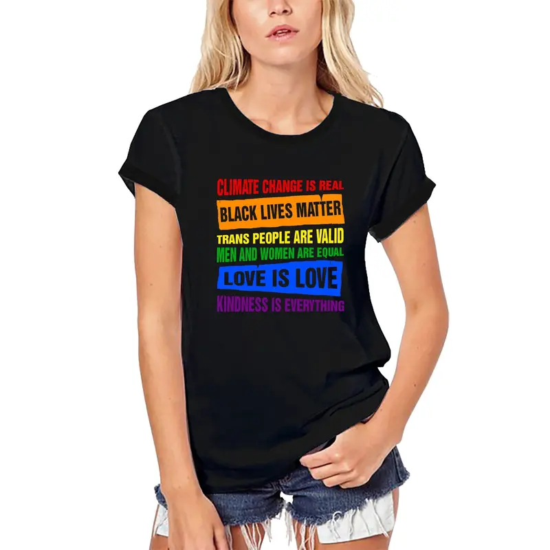 Ultrabasic Women's Organic T-Shirt Trans People Are Valid - Funny Lgbt Tee Shirt 1