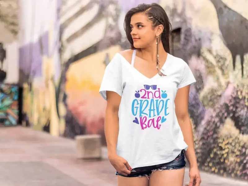 Ultrabasic Women's T-Shirt 2Nd Grade Bae - Short Sleeve Tee Shirt Tops 1