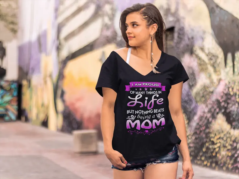 Ultrabasic Women's T-Shirt I Am Proud Mom - Short Sleeve Tee Shirt Tops 1