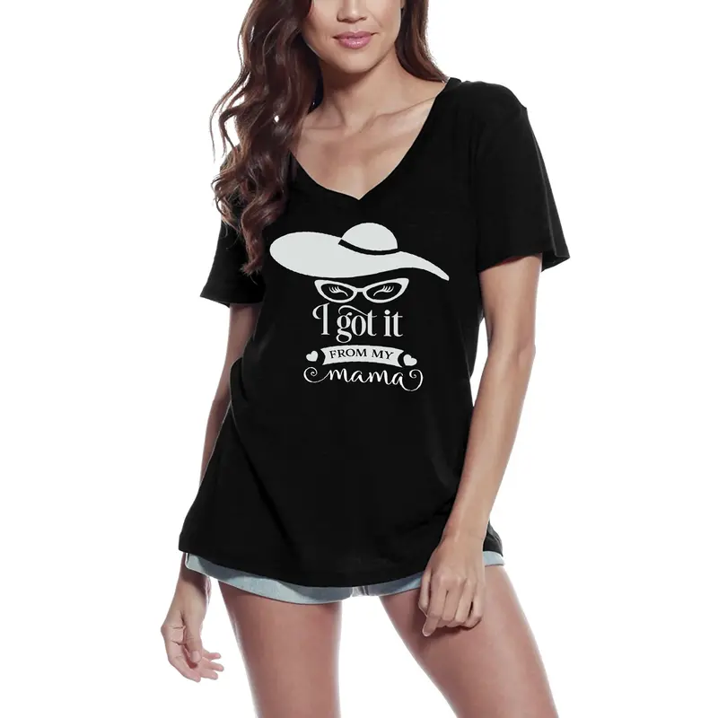 Ultrabasic Women's T-Shirt I Got It From My Mama - Short Sleeve Tee Shirt Tops 1