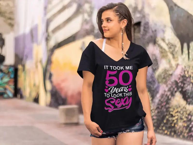 Ultrabasic Women's T-Shirt It Took Me 50 Years To Look This Sexy - 50Th Birthday Shirt For Ladies 1