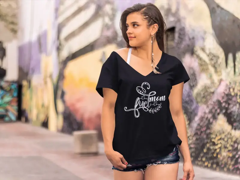 Ultrabasic Women's T-Shirt Mom Fuel - Short Sleeve Tee Shirt Tops 1