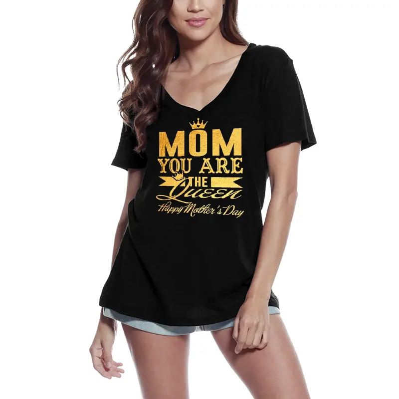 Ultrabasic Women's T-Shirt Mom You Are The Queen - Mother's Day Tee Shirt Tops 1