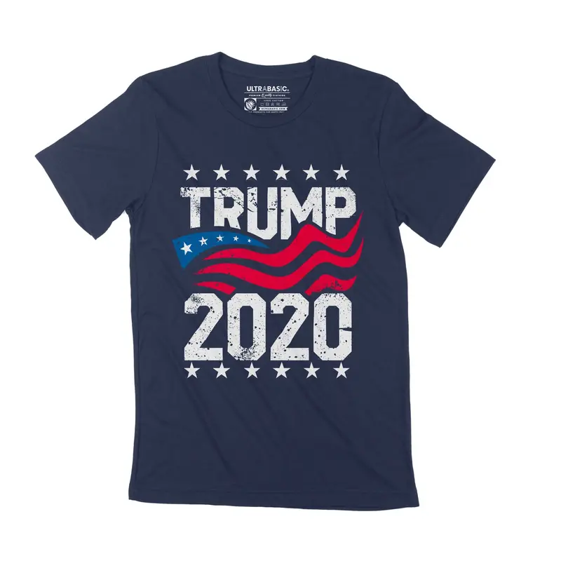 Unisex Adult T-Shirt Donald Trump 2020 Usa American Flag 1