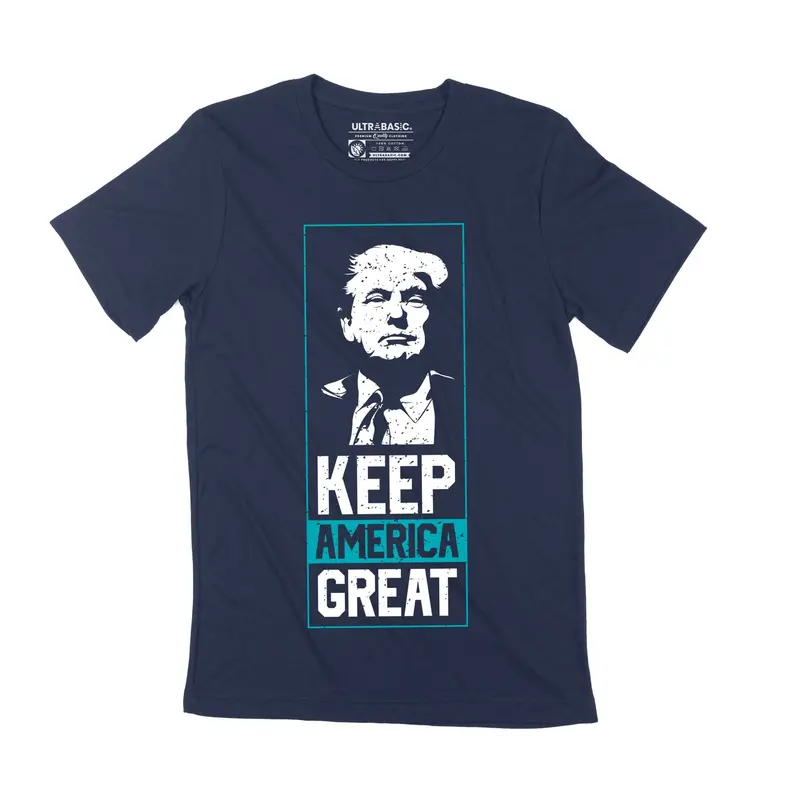 Unisex Adult T-Shirt Donald Trump Merchandise Keep America Great 1