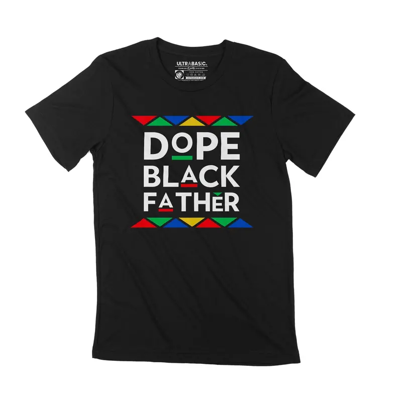 Unisex Adult T-Shirt Dope Black Father Black Leader Blm Shirt 1
