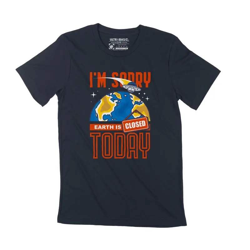 Unisex Adult T-Shirt Earth Is Closed Today Pandemic 2020 Shirt 2