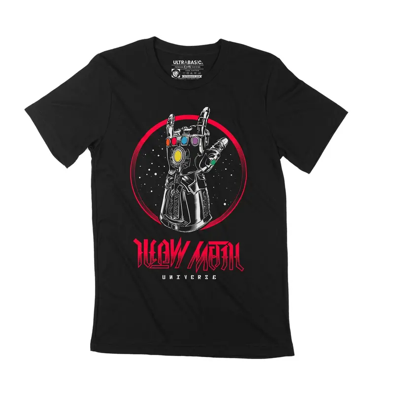Unisex Adult T-Shirt Heavy Metal Universe Music Shirt 1