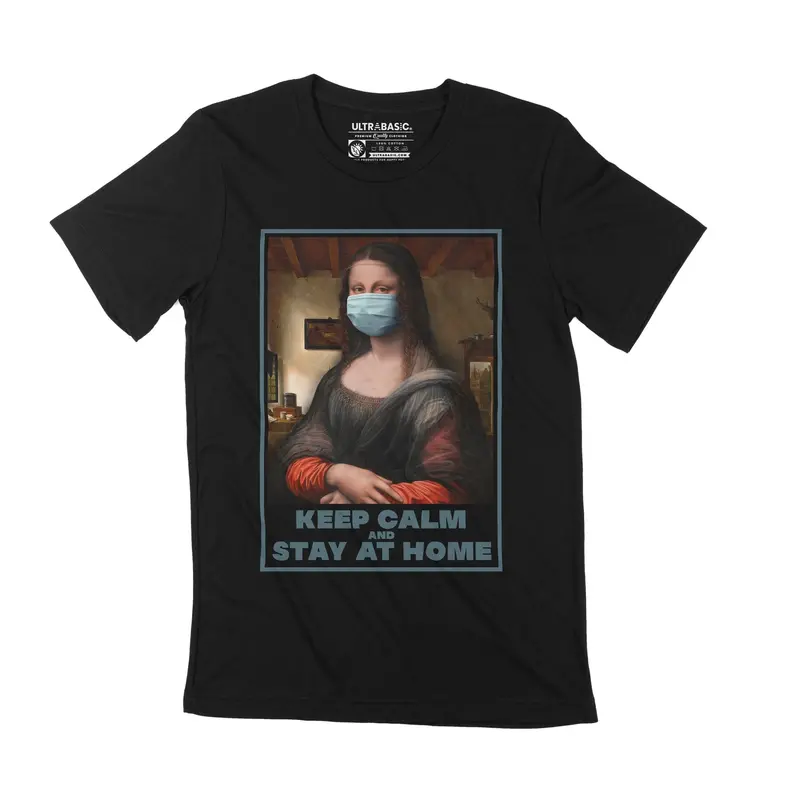 Unisex Adult T-Shirt Keep Calm And Stay Home Coronavirus Shirt 2