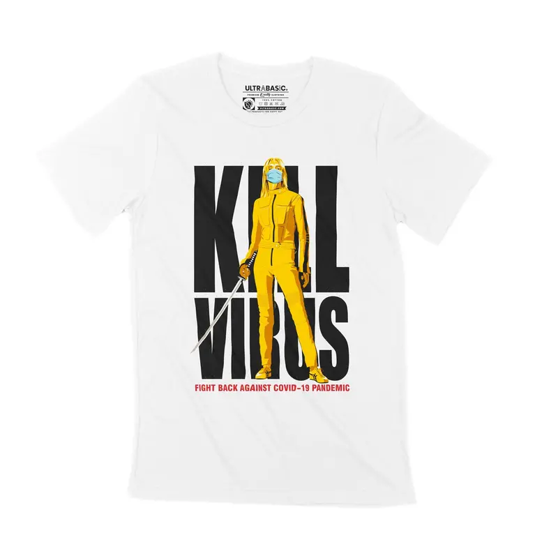 Unisex Adult T-Shirt Kill Virus Covid-19 Funny Coronavirus Shirt 1