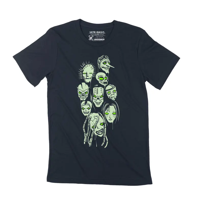 Unisex Adult T-Shirt Metal Mask Music Shirt 1