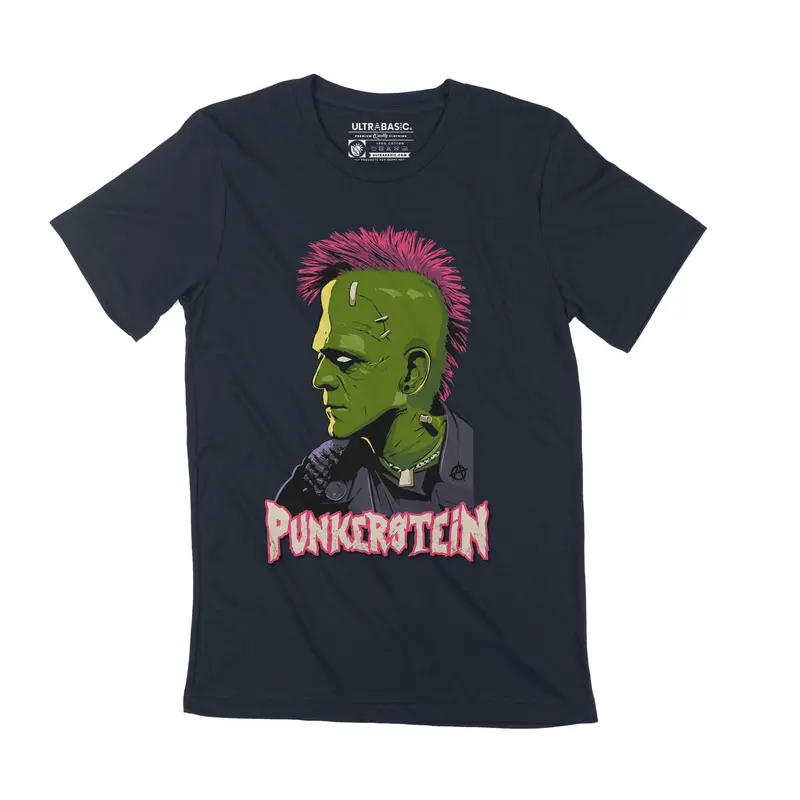 Unisex Adult T-Shirt Punkerstein Punk Music Shirt 1