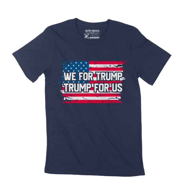 Unisex Adult T-Shirt We For Trump Trump For Us Merchandise 1