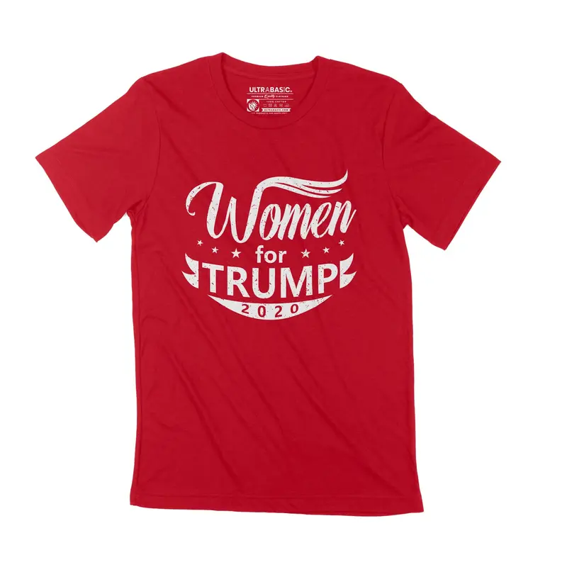 Unisex Adult T-Shirt Women For Trump Is My President 2020 1
