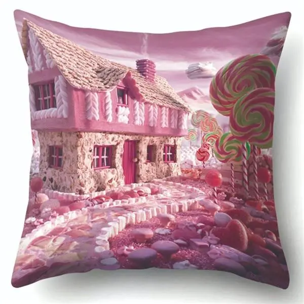 Van Gogh Oil Painting Style Cotton Cushion Cover 45X45cm Pillow Case For Sofa Car Chair Gift Cojines 9