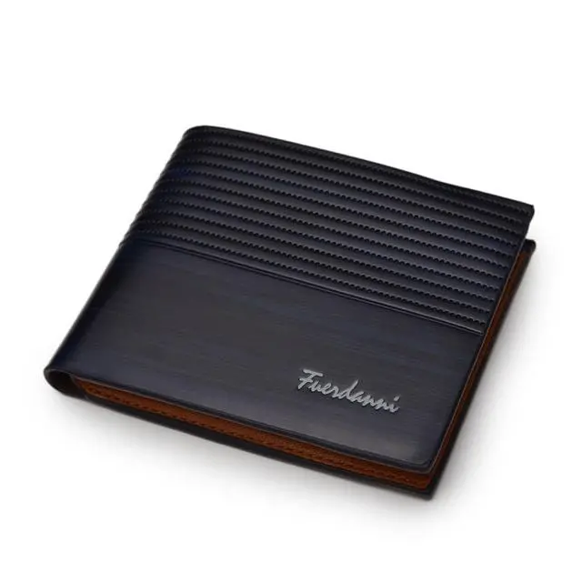 Vintage Men Leather Wallet Brand Luxury Short Slim Male Purses Money Clip Credit Card Dollar Price Portomonee Carteria 3