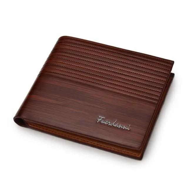 Vintage Men Leather Wallet Brand Luxury Short Slim Male Purses Money Clip Credit Card Dollar Price Portomonee Carteria 3