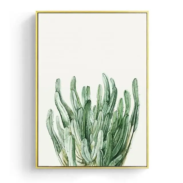 Watercolor Leaves Wall Art Canvas Painting Green Style Plant Nordic Posters And Prints Decorative Picture Modern Home Decoration 21
