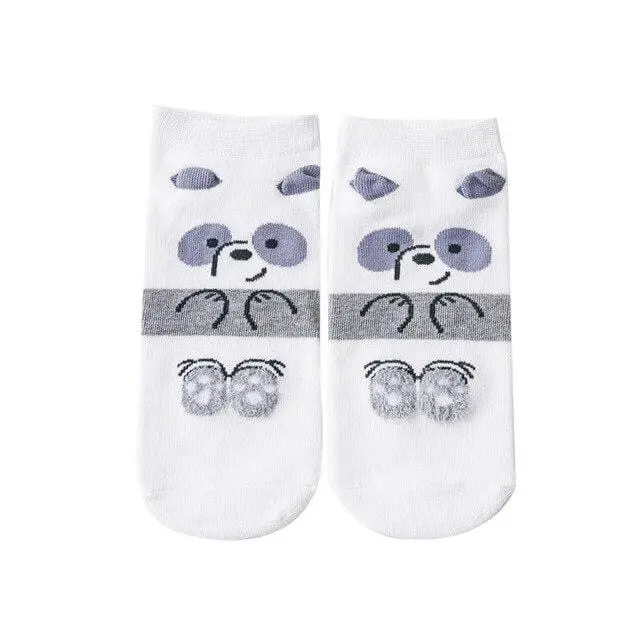 Winter Fashion Women Cotton Socks Animal Plant Belle Creative Europe Harajuku Unisex Funny Japan Cute Crew Casual Street Art Sox 10