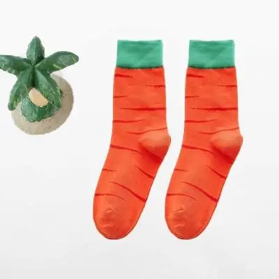 Women Happy Funny Socks With Print Art Cute Warm Winter Socks With Avocado Sushi Food Cotton Fashion Harajuku Unisex Sock 1 Pair 12