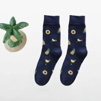 Women Happy Funny Socks With Print Art Cute Warm Winter Socks With Avocado Sushi Food Cotton Fashion Harajuku Unisex Sock 1 Pair 20