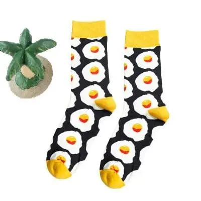 Women Happy Funny Socks With Print Art Cute Warm Winter Socks With Avocado Sushi Food Cotton Fashion Harajuku Unisex Sock 1 Pair 22